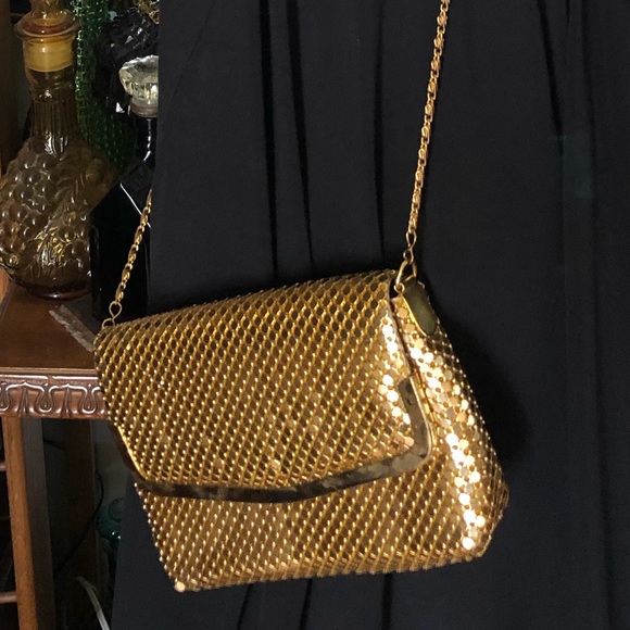 Bags Vintage Gold Metal Mesh Crossbody Bag Clutch Poshmark